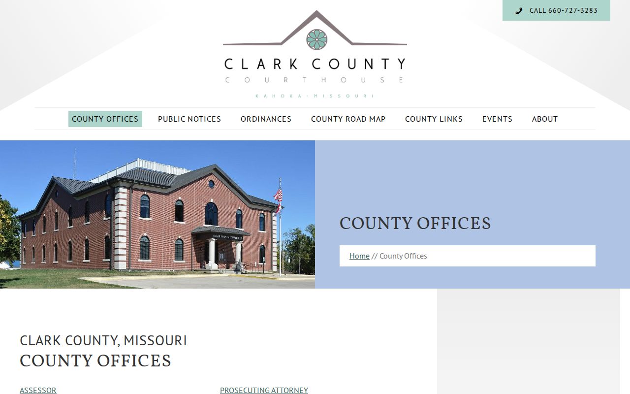 Clark County office directory for Revere inquiries
